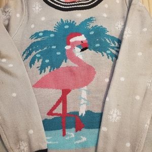 Tipsy Elves Flamingo Christmas Sweater